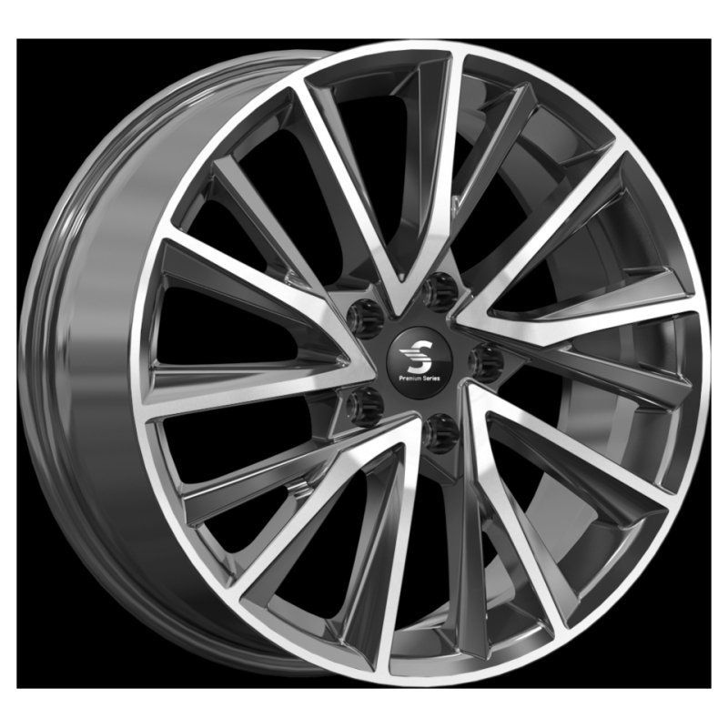 КР010 (18_Tiggo 8 Pro) 7.5x18/5*108 D60.1 ET47 Diamond Black Gris